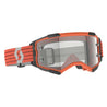 Fury Goggle Clear Orange/Grey Clear Works Scott Lens