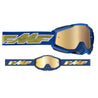 FMF PowerBomb Goggle Rocket Deep Navy-Mirror Lens